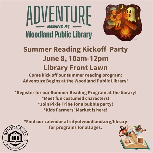 Adventure Begins at the Woodland Public Library