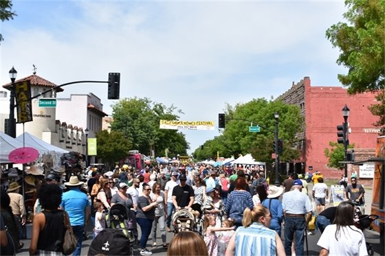 Shot of Main St during Honey Fest