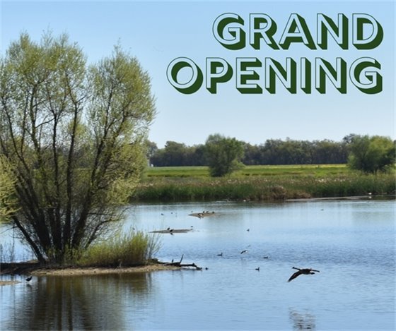 Image of the Park Preserve with the words "Grand Opening"