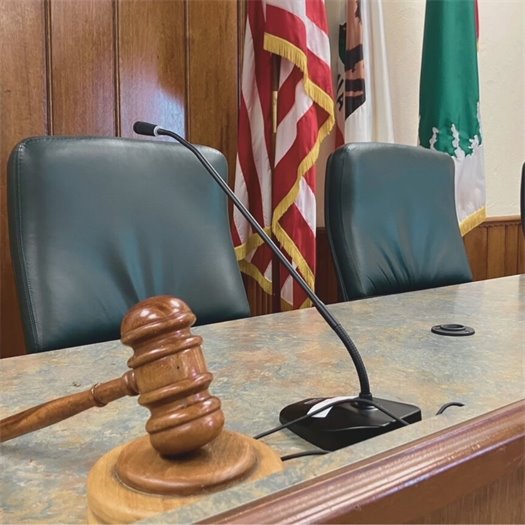 photo of council chambers dais