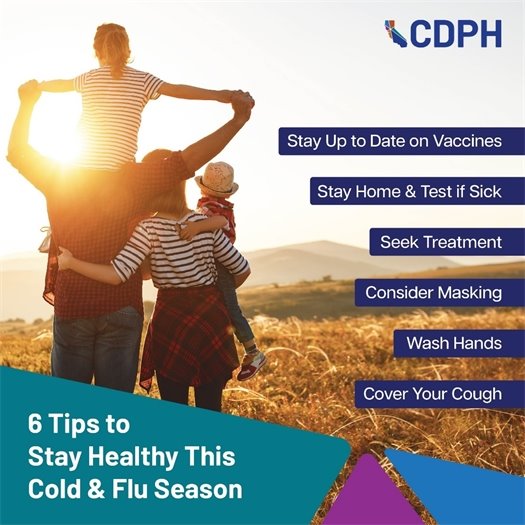 CDPH graphic encouraging vaccination