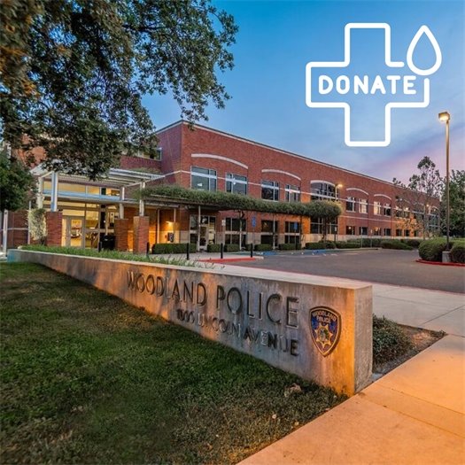 Photo of outside of Woodland Police Department building