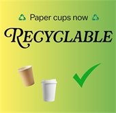 Paper Cups are Now Recyclable in Woodland!