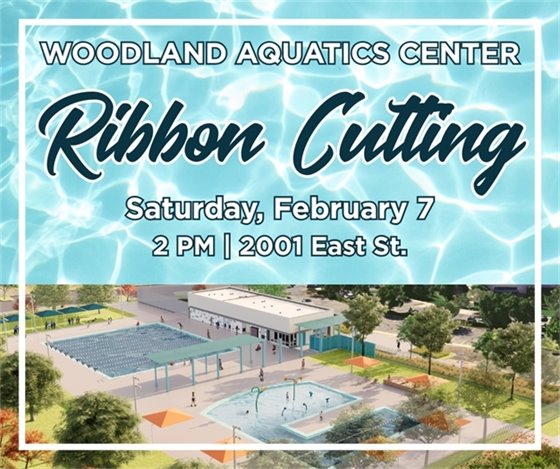 Rendering of new pool facility with aquatic-themed trim