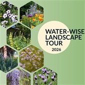 Water-Wise Landscape Tour 2026 with photos of colorful native plants  