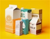 Various carton types that are now accepted in recycling