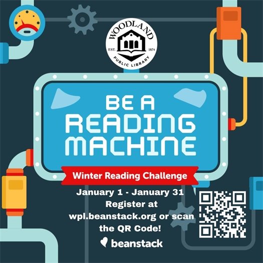 winter reading challenge 2024 2025 graphic