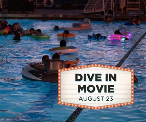 Photo of past dive in movie with "August 23" graphic