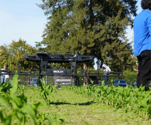 Photo of ag robot at 2024 FIRA event