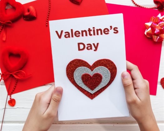 Valentine's Day Card Graphic