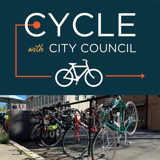 Cycle With City Council Graphic