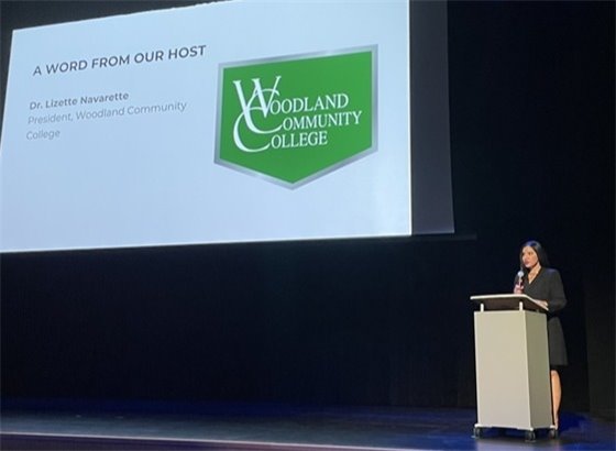 Photo of Dr. Lizette Navarette launching Reconnect program