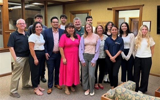 Photo of 2023 summer cohort of Civic Fellows