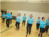 Group of women dancing
