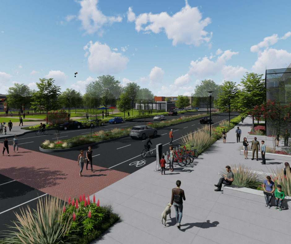 Research and Tech Park Mockup