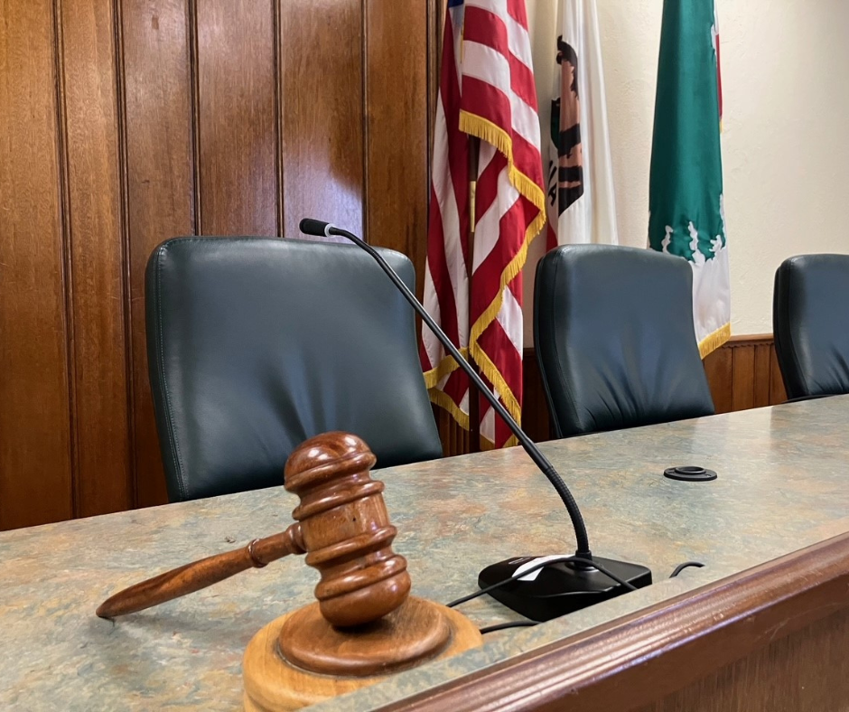 City Council Chambers Dias and Gavel